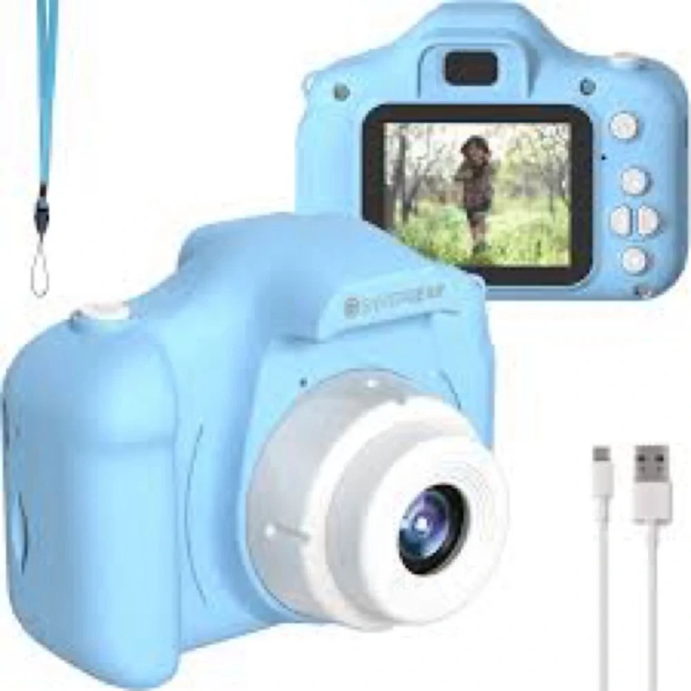 Blue Kids Camera